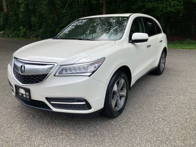 2016 Acura MDX for sale at Lou Rivers Used Cars in Palmer MA