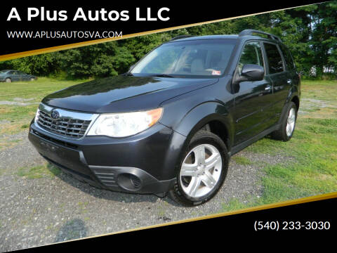 2010 Subaru Forester for sale at A Plus Autos LLC in Fredericksburg VA