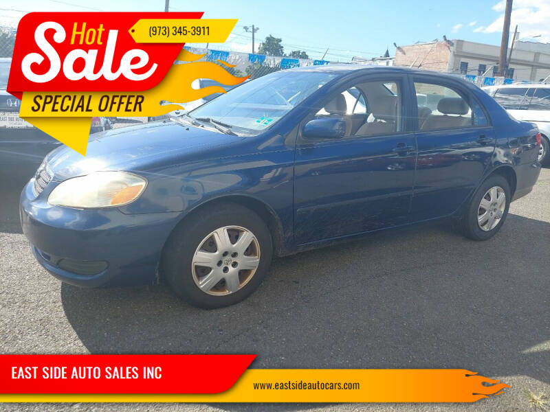 2007 Toyota Corolla for sale at EAST SIDE AUTO SALES INC in Paterson NJ