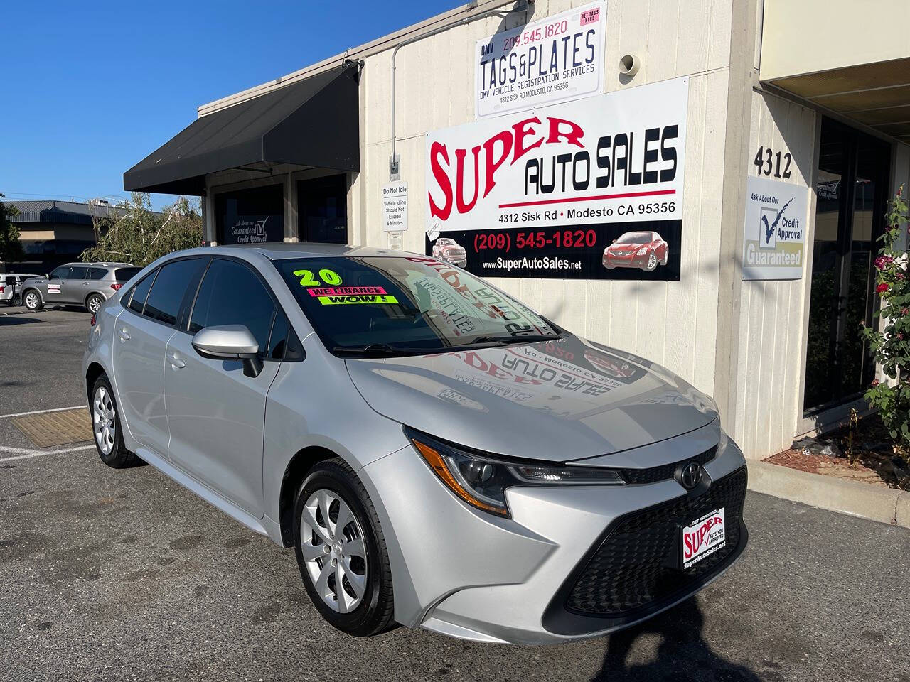 2020 Toyota Corolla for sale at Super Auto Sales Modesto in Modesto, CA