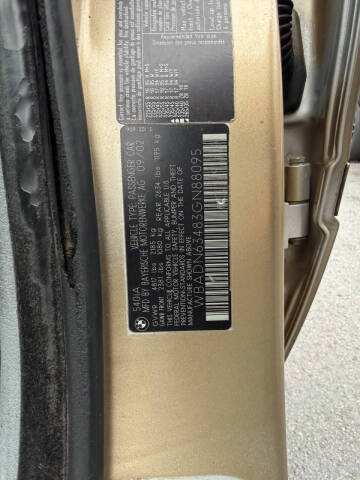 2003 BMW 5 Series 540i