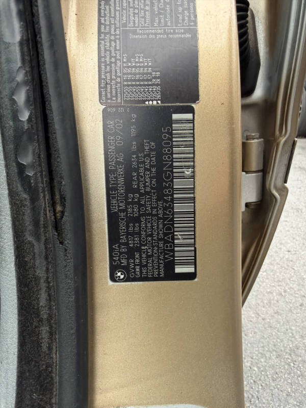 2003 BMW 5 Series 540i