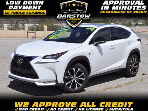 2017 Lexus NX 200t for sale at BARSTOW AUTO SALES in Barstow CA