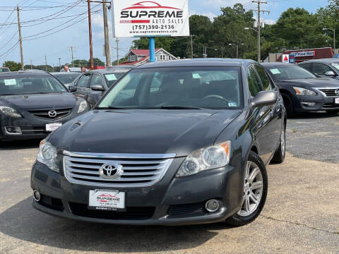 2008 Toyota Avalon for sale at Supreme Auto Sales in Chesapeake VA