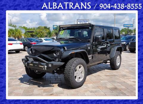 2017 Jeep Wrangler Unlimited for sale at Albatrans Car & Truck Sales in Jacksonville FL