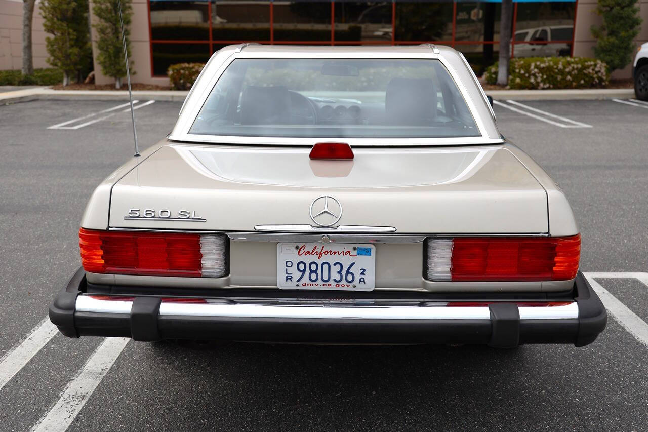 1987 Mercedes-Benz 560-Class for sale at DE AUTOS INC in San Juan Capistrano, CA