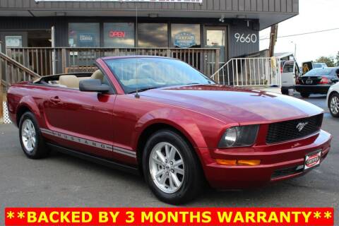 2007 Ford Mustang for sale at CERTIFIED CAR CENTER in Fairfax VA