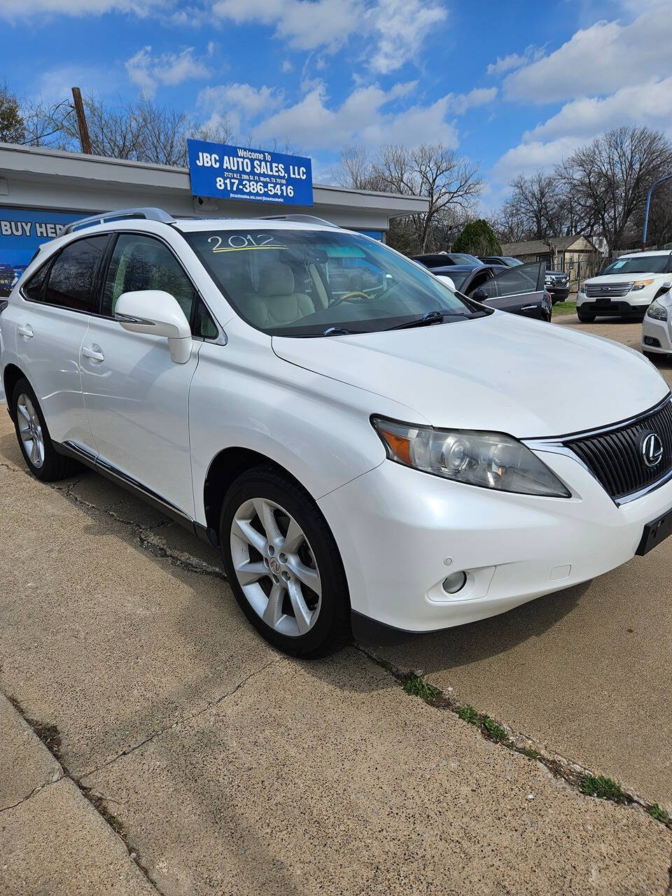 2012 Lexus RX 350 for sale at JBC Auto Sales in Fort Worth, TX