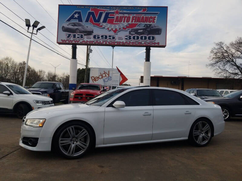 2016 Audi A8 L for sale at ANF AUTO FINANCE in Houston TX