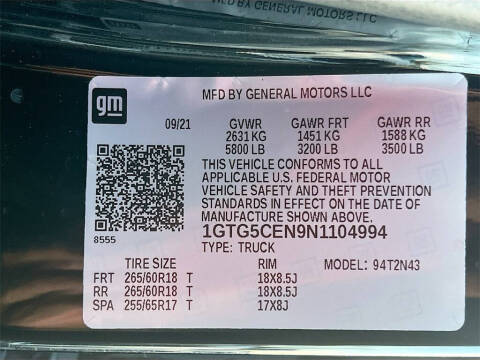 2022 GMC Canyon Elevation