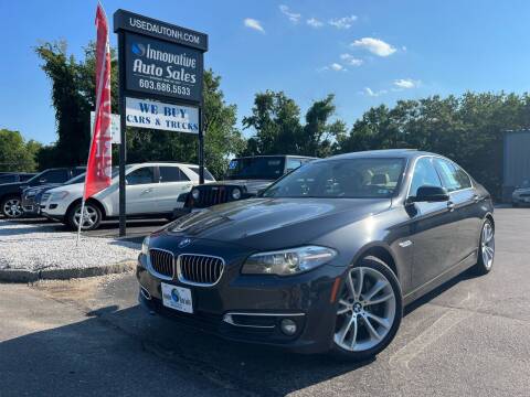 2014 BMW 5 Series for sale at Innovative Auto Sales in Hooksett NH