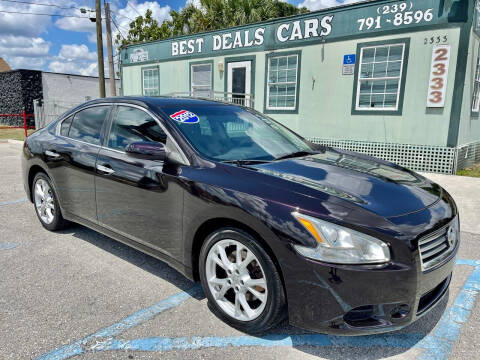 2012 Nissan Maxima for sale at Best Deals Cars Inc in Fort Myers FL