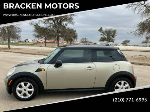 2009 MINI Cooper for sale at BRACKEN MOTORS in San Antonio TX