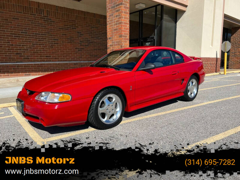 1995 Ford Mustang SVT Cobra for sale at JNBS Motorz in Saint Peters MO
