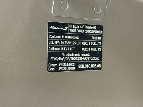 2018 Porsche Macan S