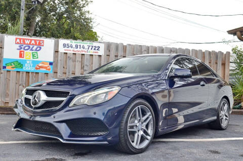 2016 Mercedes-Benz E-Class for sale at ALWAYSSOLD123 INC in Fort Lauderdale FL