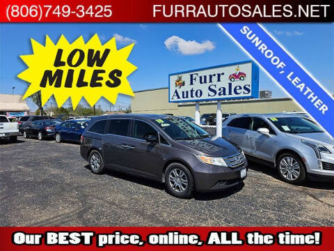 2013 Honda Odyssey for sale at FURR AUTO SALES in Lubbock TX