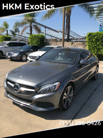 2017 Mercedes-Benz C-Class for sale at HKM Exotics in Corona CA