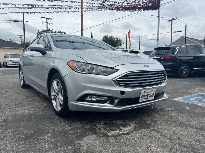 2018 Ford Fusion Hybrid for sale at Tristar Motors in Bell CA