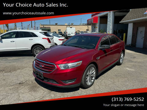 2013 Ford Taurus for sale at Your Choice Auto Sales Inc. in Dearborn MI