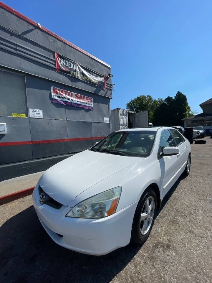 2003 Honda Accord for sale at Etla Auto Sales in Indian Orchard, MA