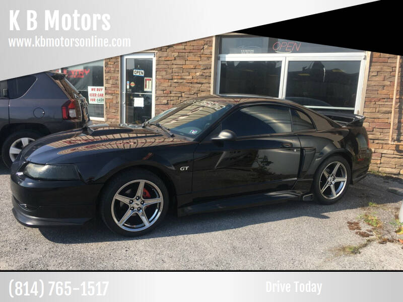 2000 Ford Mustang for sale at K B Motors in Clearfield PA