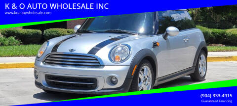 2011 MINI Cooper for sale at K & O AUTO WHOLESALE INC in Jacksonville FL