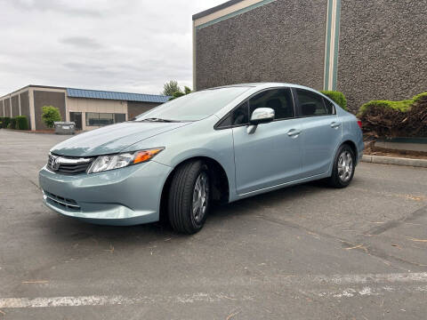2012 Honda Civic for sale at Exelon Auto Sales in Auburn WA