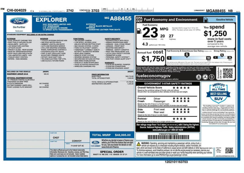 2021 Ford Explorer Limited