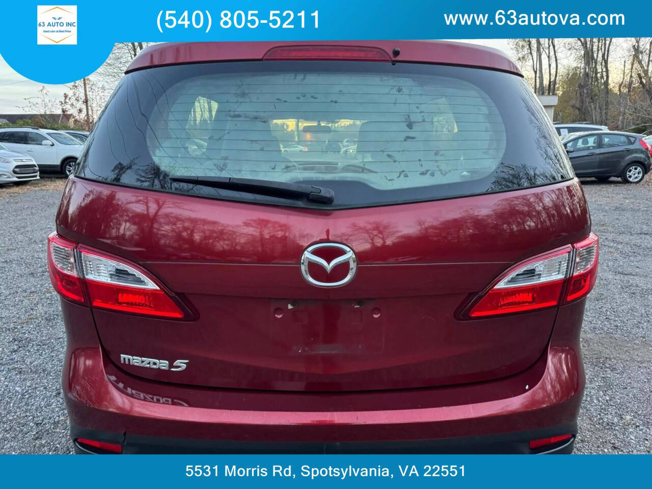 2012 Mazda Mazda5 for sale at 63 Auto Inc in Spotsylvania, VA