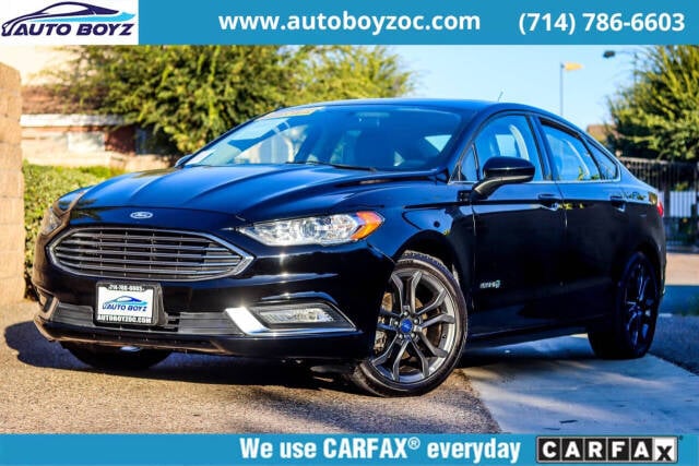 2018 Ford Fusion Hybrid for sale at Auto Boyz in Garden Grove, CA