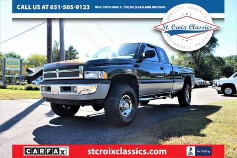 1999 Dodge Ram Pickup 2500 for sale at St. Croix Classics in Lakeland MN