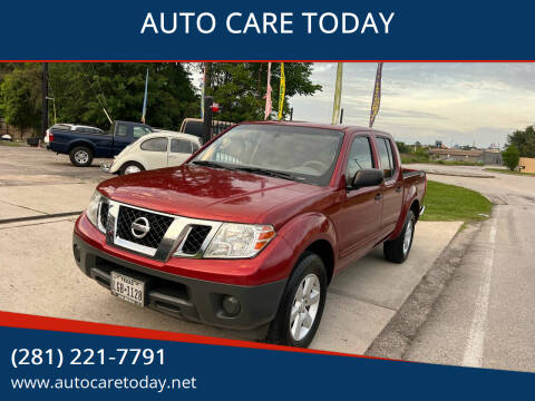 2016 Nissan Frontier for sale at AUTO CARE TODAY in Spring TX