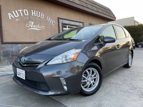 2012 Toyota Prius v for sale at Auto Hub, Inc. in Anaheim CA