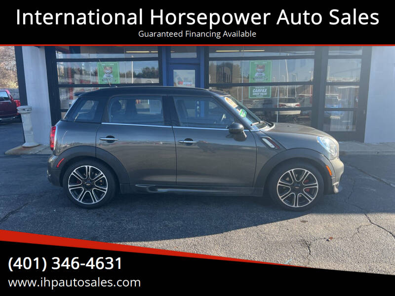 2013 MINI Countryman for sale at International Horsepower Auto Sales in Warwick RI