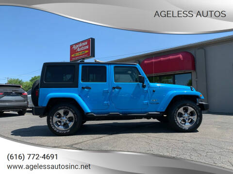 2018 Jeep Wrangler JK Unlimited for sale at Ageless Autos in Zeeland MI