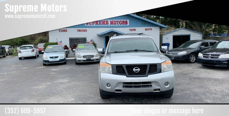 2008 Nissan Armada for sale at Supreme Motors in Leesburg FL