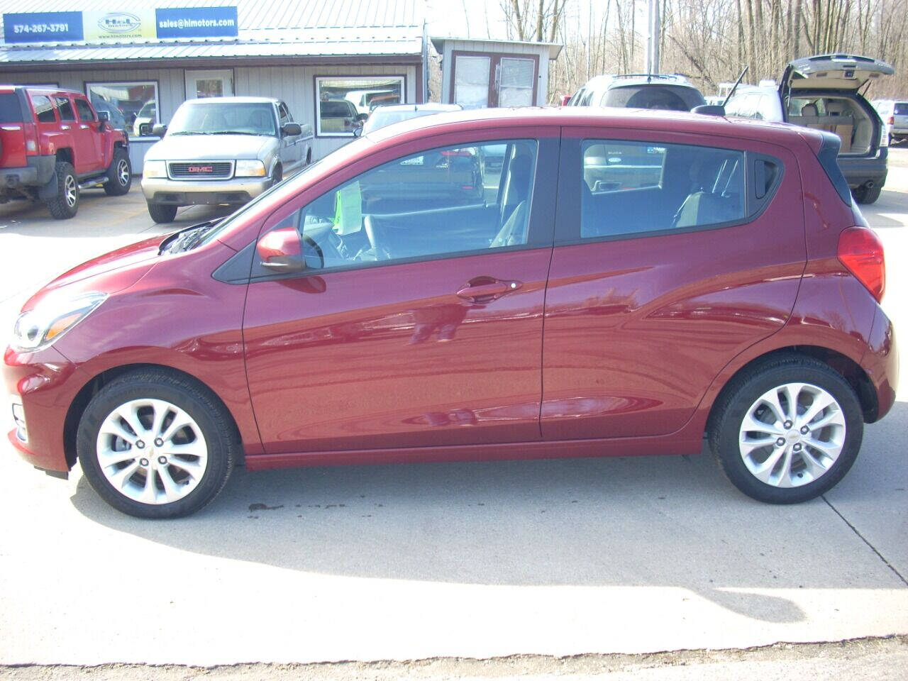Red 2022 Chevrolet Spark 1LT CVT 1LT CVT 4dr Hatchback 2