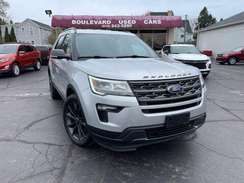 2018 Ford Explorer for sale at Boulevard Used Cars in Grand Haven MI
