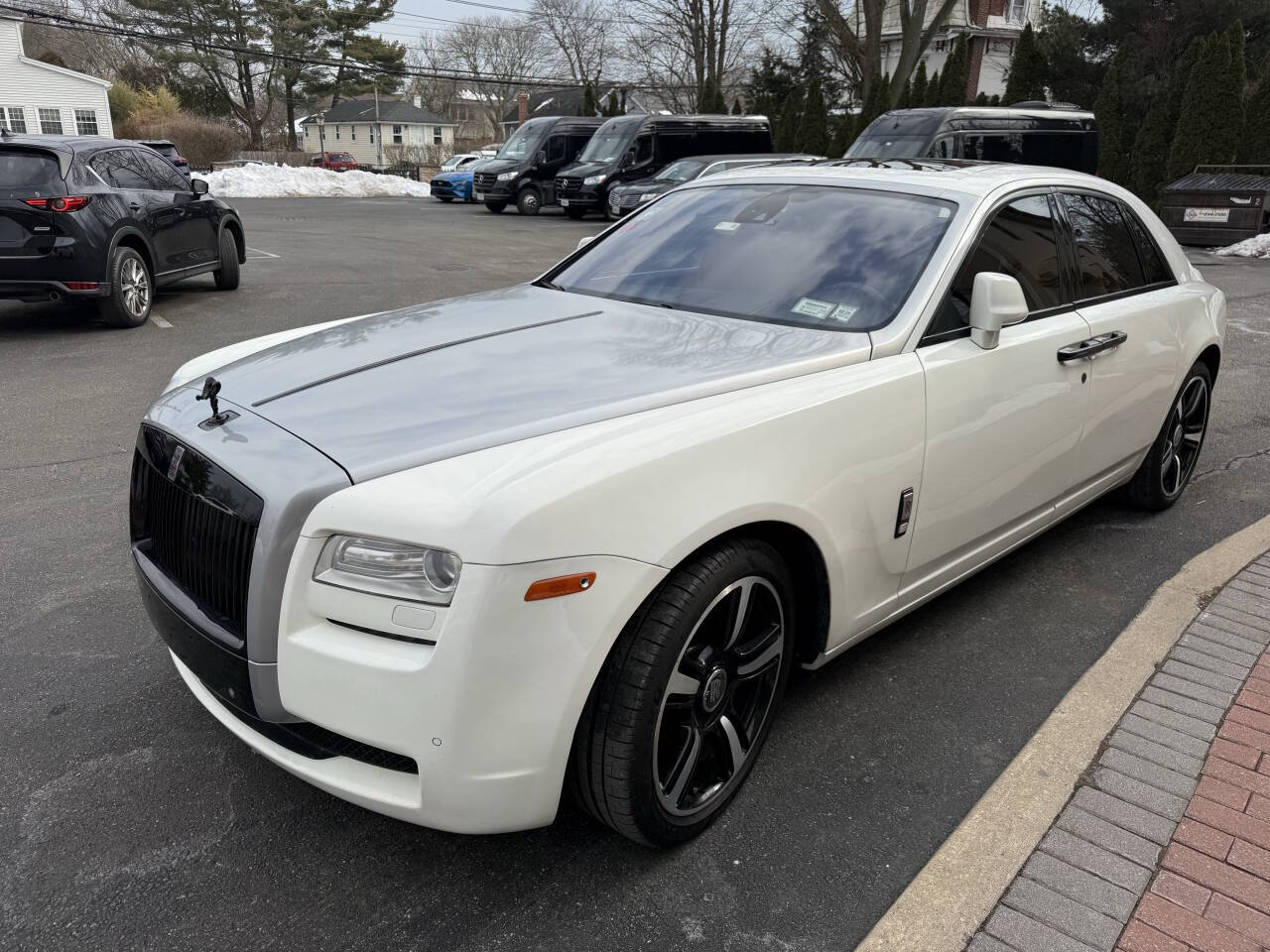 Off White 2012 Rolls-Royce Ghost Base 4dr Sedan 1
