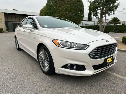 2013 Ford Fusion for sale at Oro Cars in Van Nuys CA