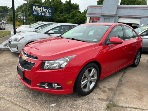 2014 Chevrolet Cruze for sale at Motley's Auto World in Danville VA