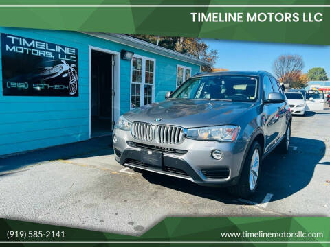 2015 BMW X3 for sale at Timeline Motors LLC in Clayton NC
