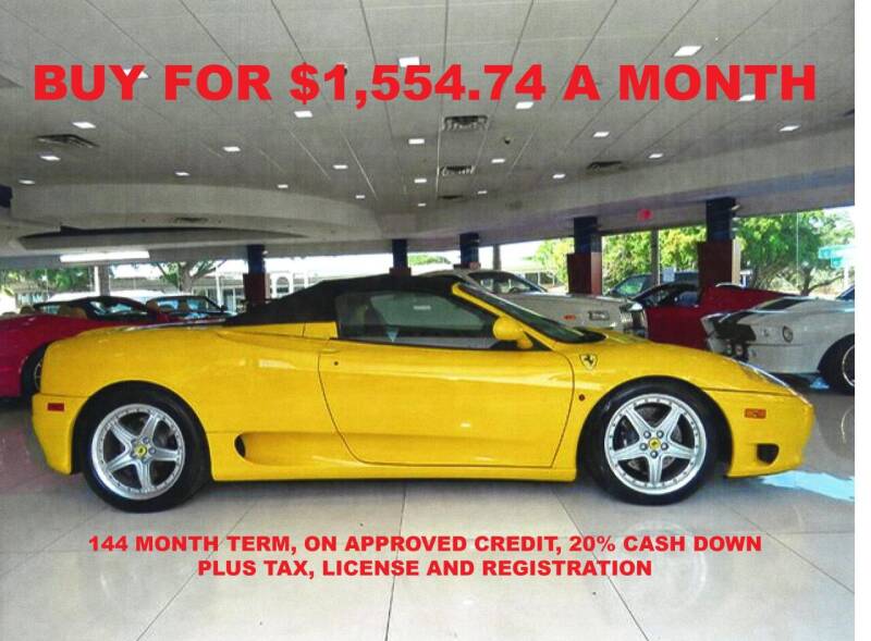 2004 Ferrari 360 Spider for sale at Calco Auto Sales in Johnston RI