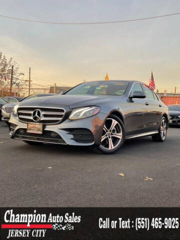 2019 Mercedes-Benz E-Class for sale at CHAMPION AUTO SALES OF JERSEY CITY in Jersey City NJ