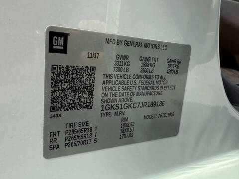 2018 GMC Yukon XL SLT