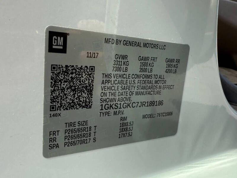 2018 GMC Yukon XL SLT