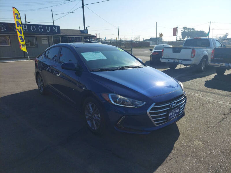 2018 Hyundai Elantra for sale at Shogun Auto Center in Hanford CA