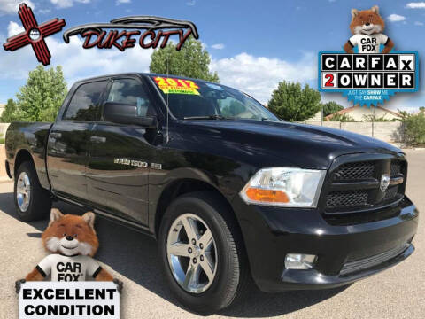 2012 RAM Ram Pickup 1500 for sale at DUKE CITY AUTO SALES in Albuquerque NM