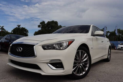 2018 Infiniti Q50 for sale at OCEAN AUTO SALES in Miami FL